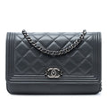 Chanel Boy Wallet on Chain Quilted Lambskin