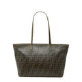 Fendi Roll Tote Zucca Coated Canvas Medium