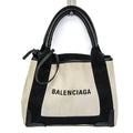 Navy Cabas Canvas and Leather XS