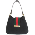Gucci New Ladies Web Hobo GG Canvas Medium