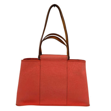 Hermes Cabag Elan Toile and Leather 39