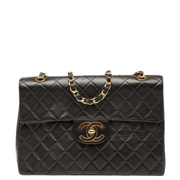 Chanel Vintage Classic Single Flap Bag Quilted Lambskin Maxi