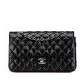 Chanel Classic Double Flap Bag Quilted Lambskin Medium
