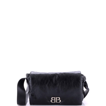 Monaco Messenger Flap Bag Leather Small