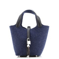 Hermes Picotin Lock Bag Felt with Leather PM