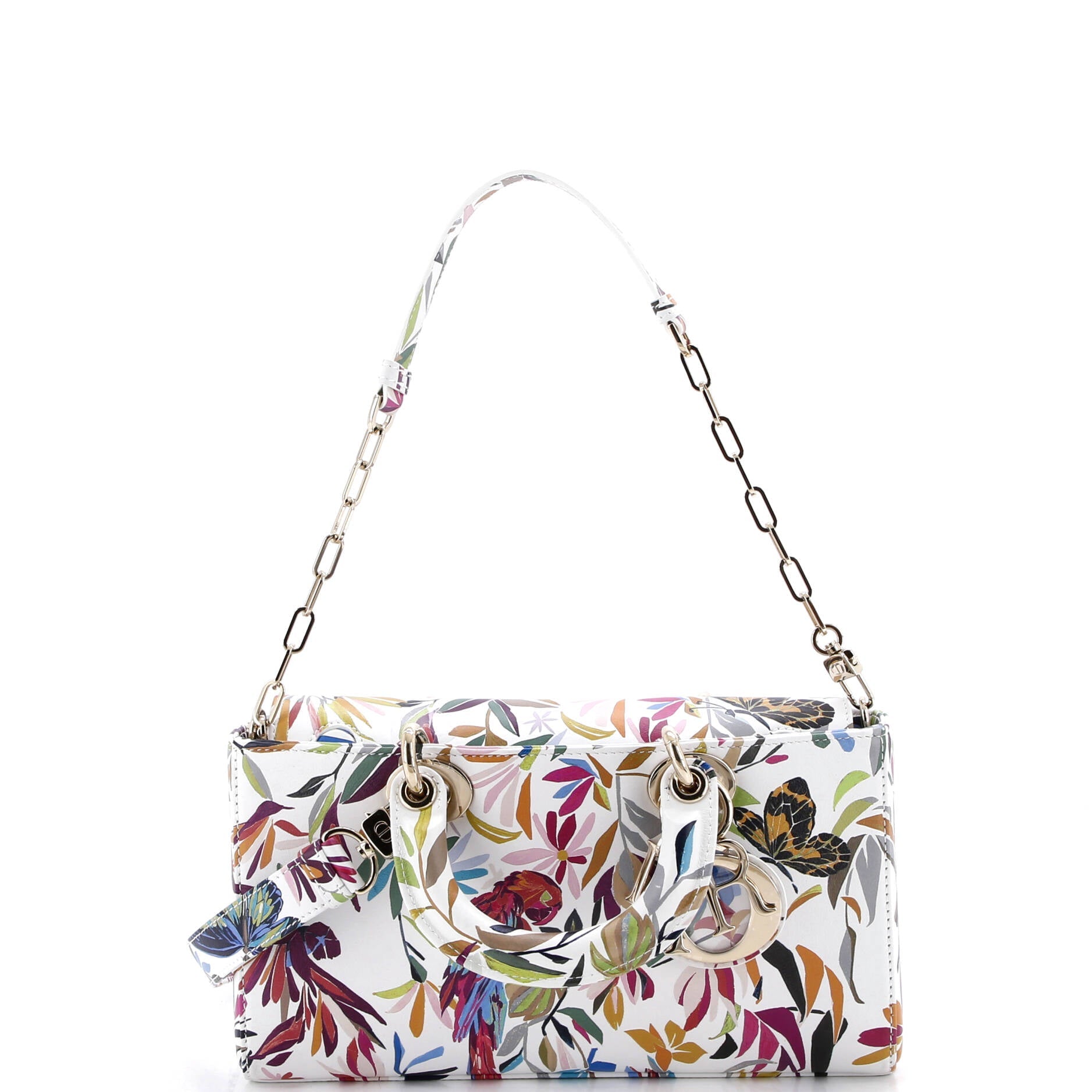 Christian Dior Lady D-Joy Bag Printed Leather Medium
