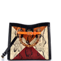 Gucci Diana NM Bamboo Handle Tote Python Small