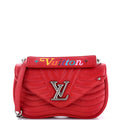 New Wave Chain Bag Quilted Leather MM