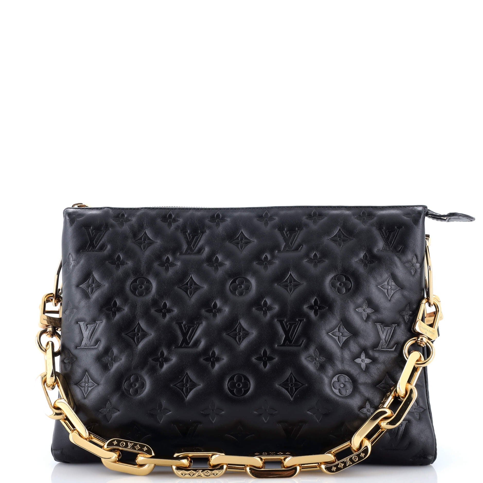 Louis Vuitton Coussin Bag Monogram Embossed Lambskin MM