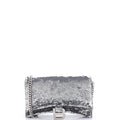 Hourglass Chain Wallet Leather with Sequins