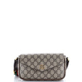Gucci Ophidia Envelope Flap Shoulder Bag GG Coated Canvas Mini