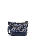 Chanel Gabrielle Hobo Logo Motif Sequins Small