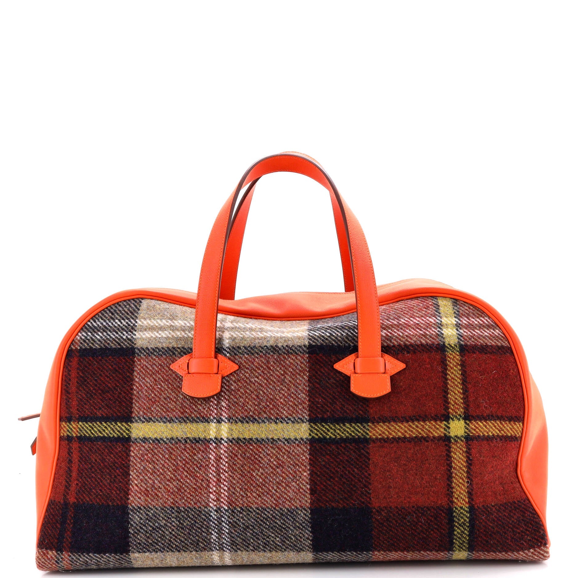 Hermes Galop Duffle Bag Multicolor Wool 50