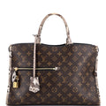 Louis Vuitton Popincourt NM Handbag Monogram Canvas with Python MM