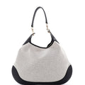 Gucci B Shoulder Bag Canvas Large