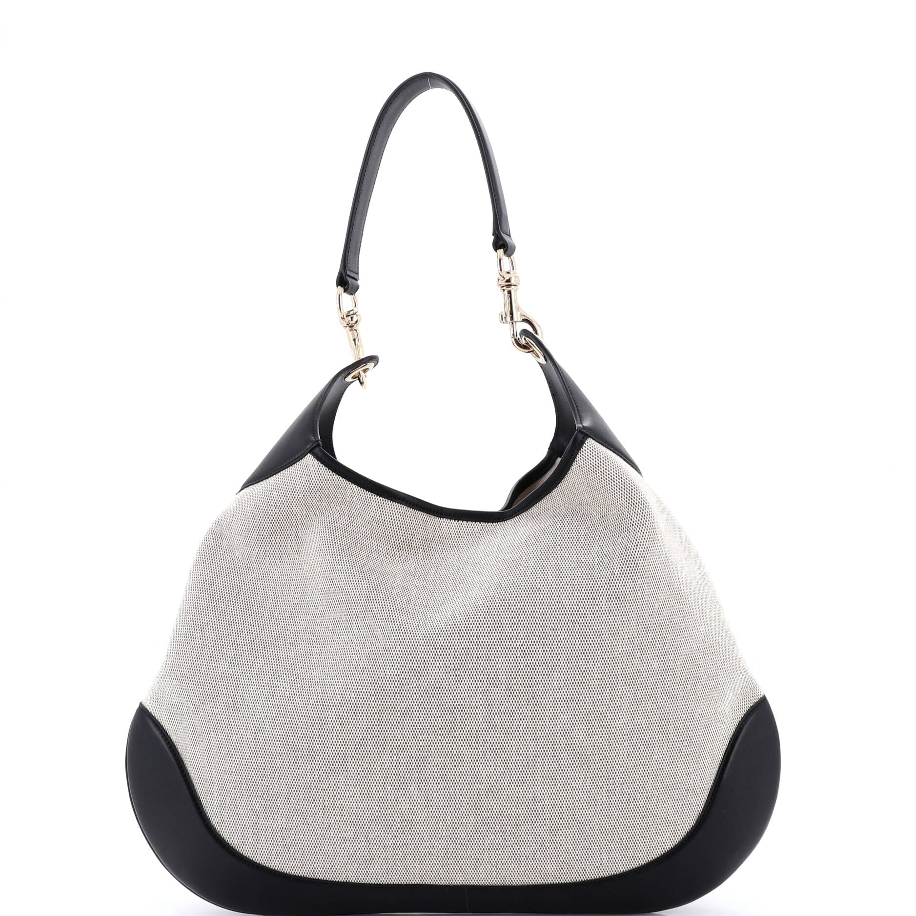Gucci B Shoulder Bag Canvas Large