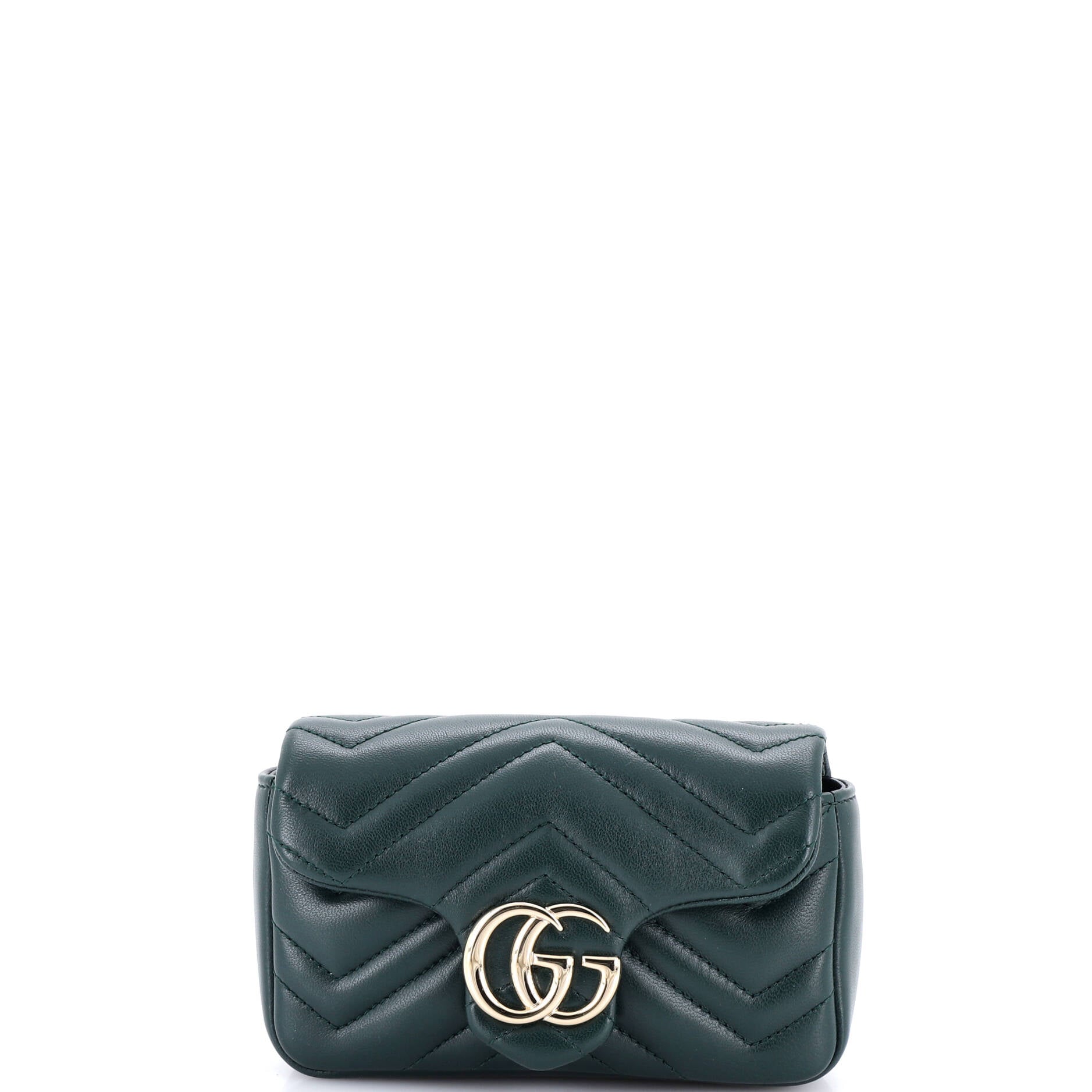Gucci GG Marmont Flap Bag Matelasse Leather Super Mini