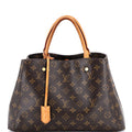 Montaigne Handbag Monogram Canvas MM