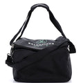 Logo Print Convertible Square Duffle Bag Recycled Nylon