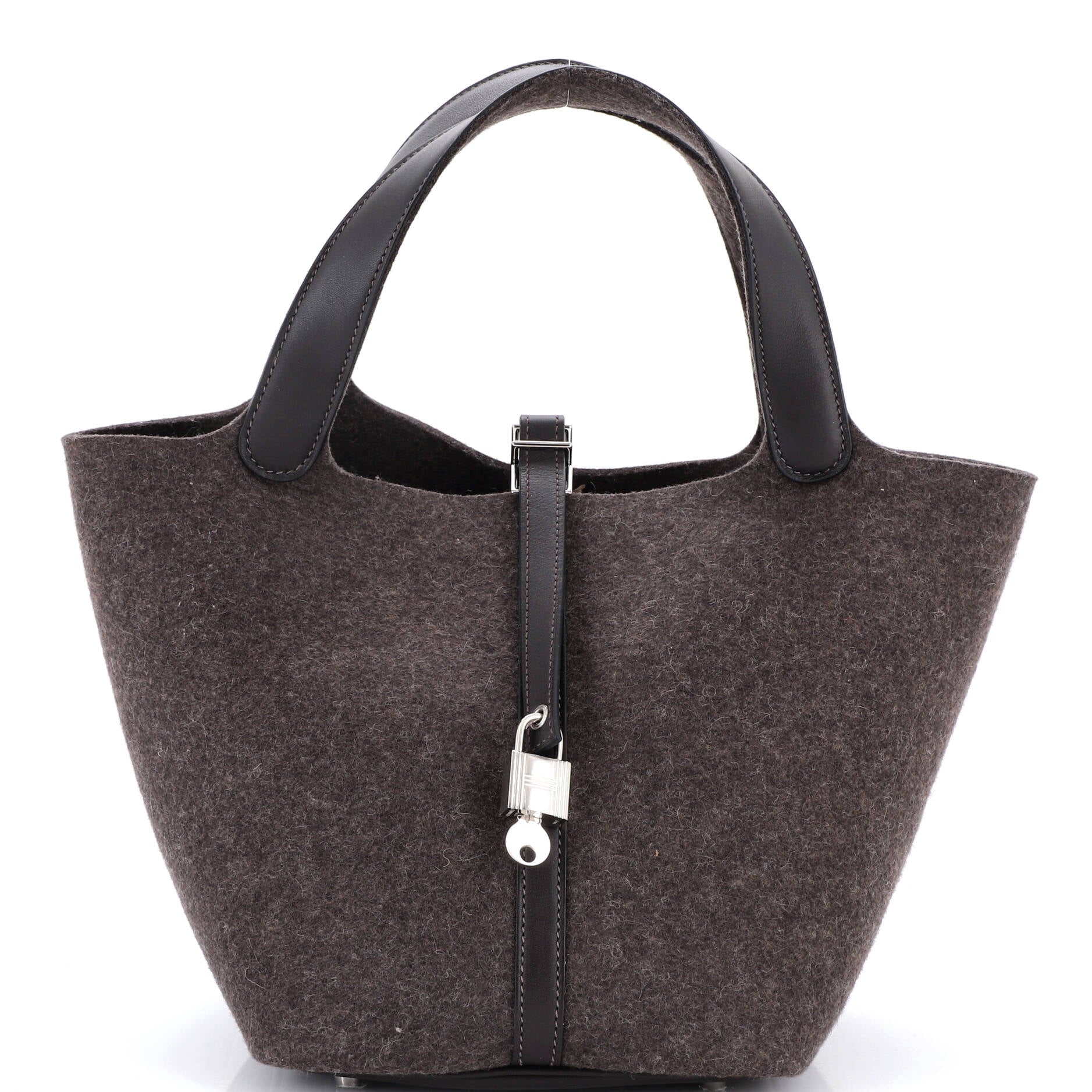 Hermes Picotin Lock Bag Felt with Leather MM