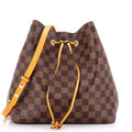 NeoNoe Handbag Damier with Leather MM