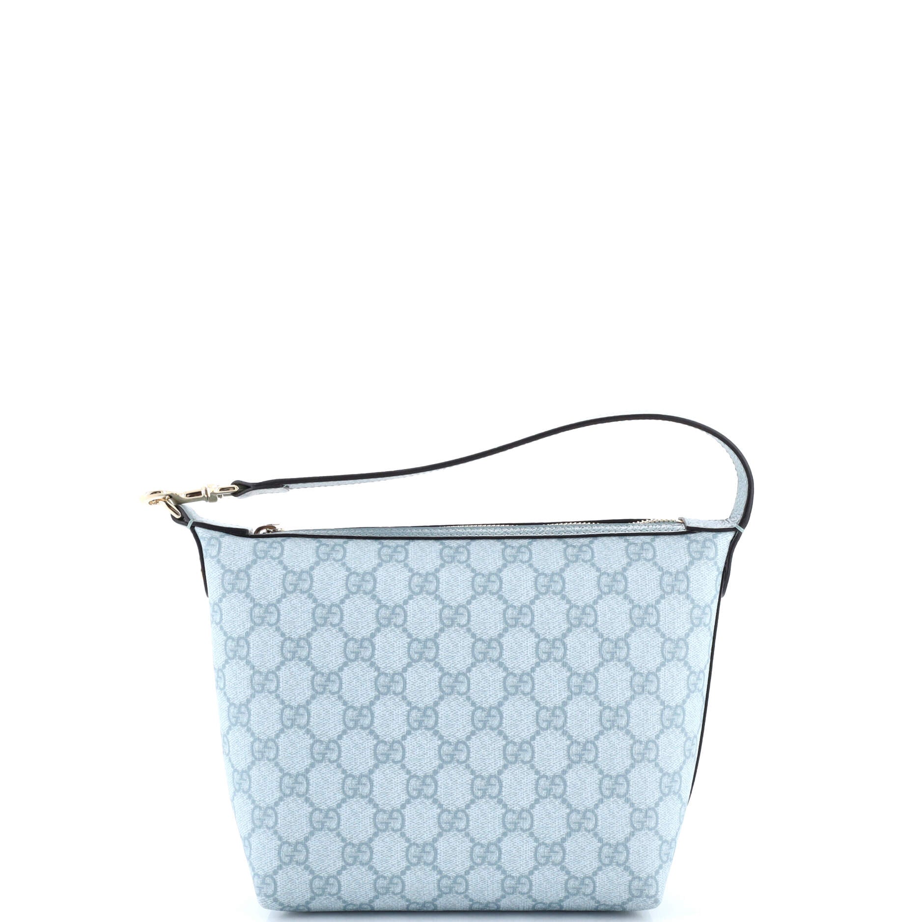 Gucci Ophidia Zip Shoulder Bag GG Coated Canvas Super Mini