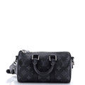 Louis Vuitton Keepall Bandouliere Bag Reverse Monogram Eclipse Canvas XS