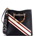 Gucci Diana NM Bamboo Handle Tote Printed Leather Large
