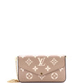 Louis Vuitton Felicie Pochette Bicolor Monogram Empreinte Giant