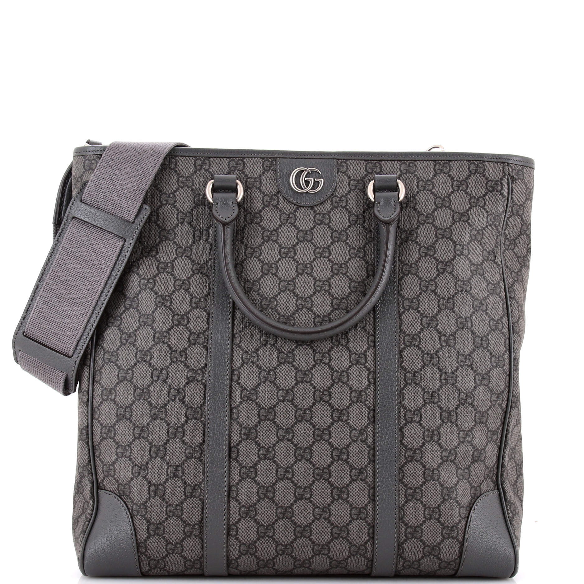 Gucci Ophidia Convertible Tote GG Coated Canvas Medium
