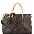 Louis Vuitton Pallas Tote Monogram Canvas with Leather