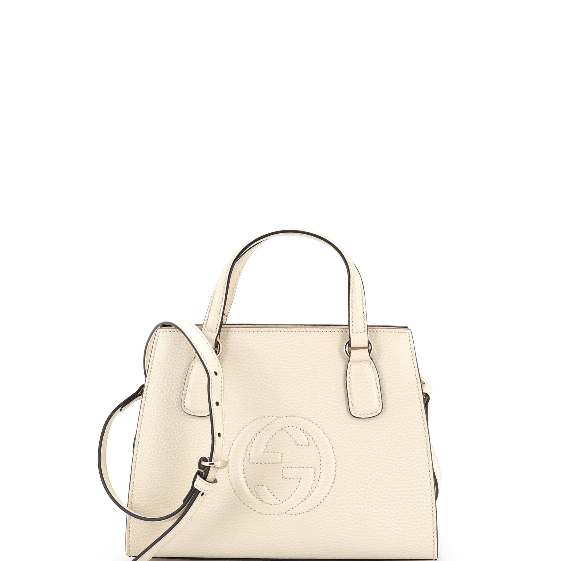 Gucci Soho Convertible Top Handle Satchel Leather Small