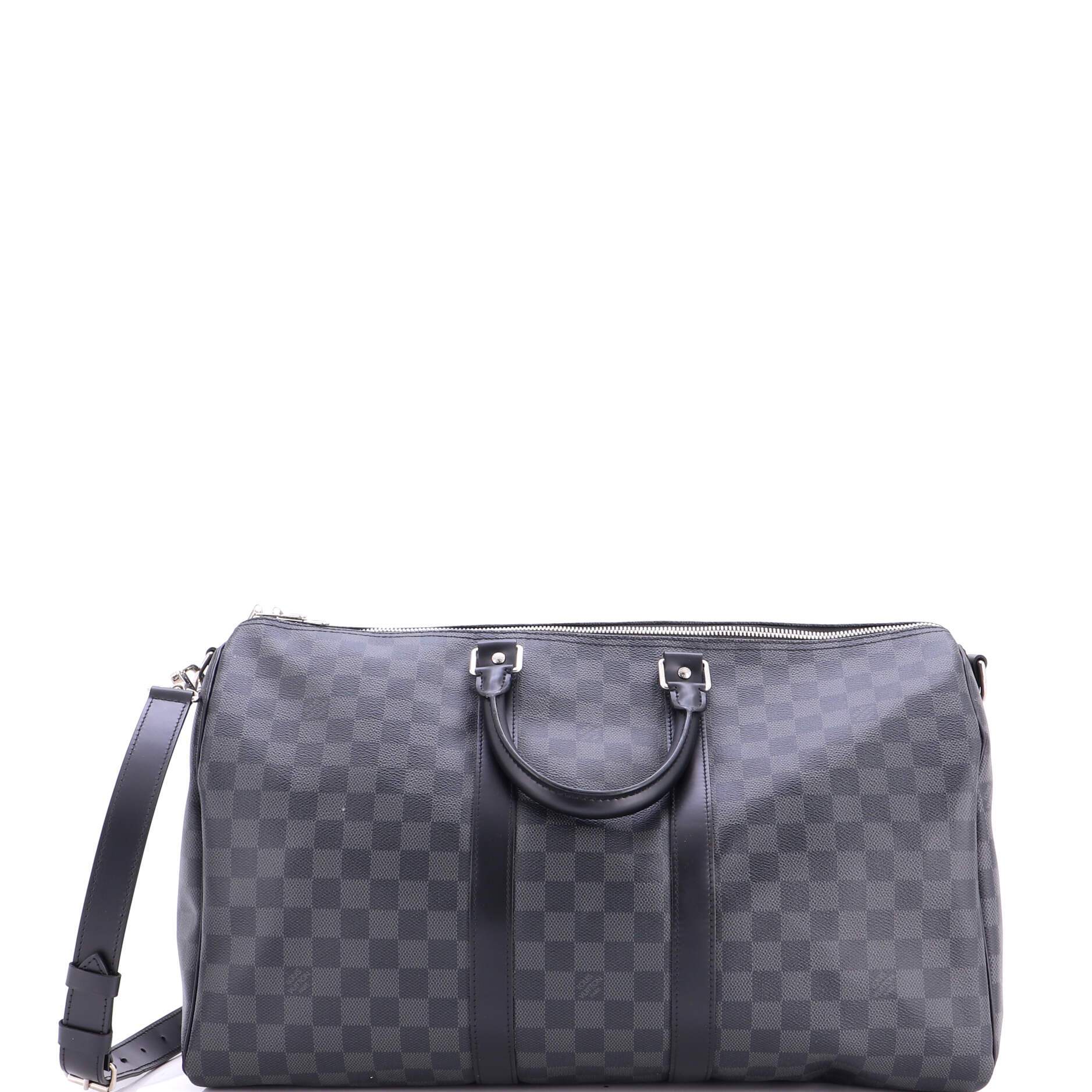 Louis Vuitton Keepall Bandouliere Bag Damier Graphite 45