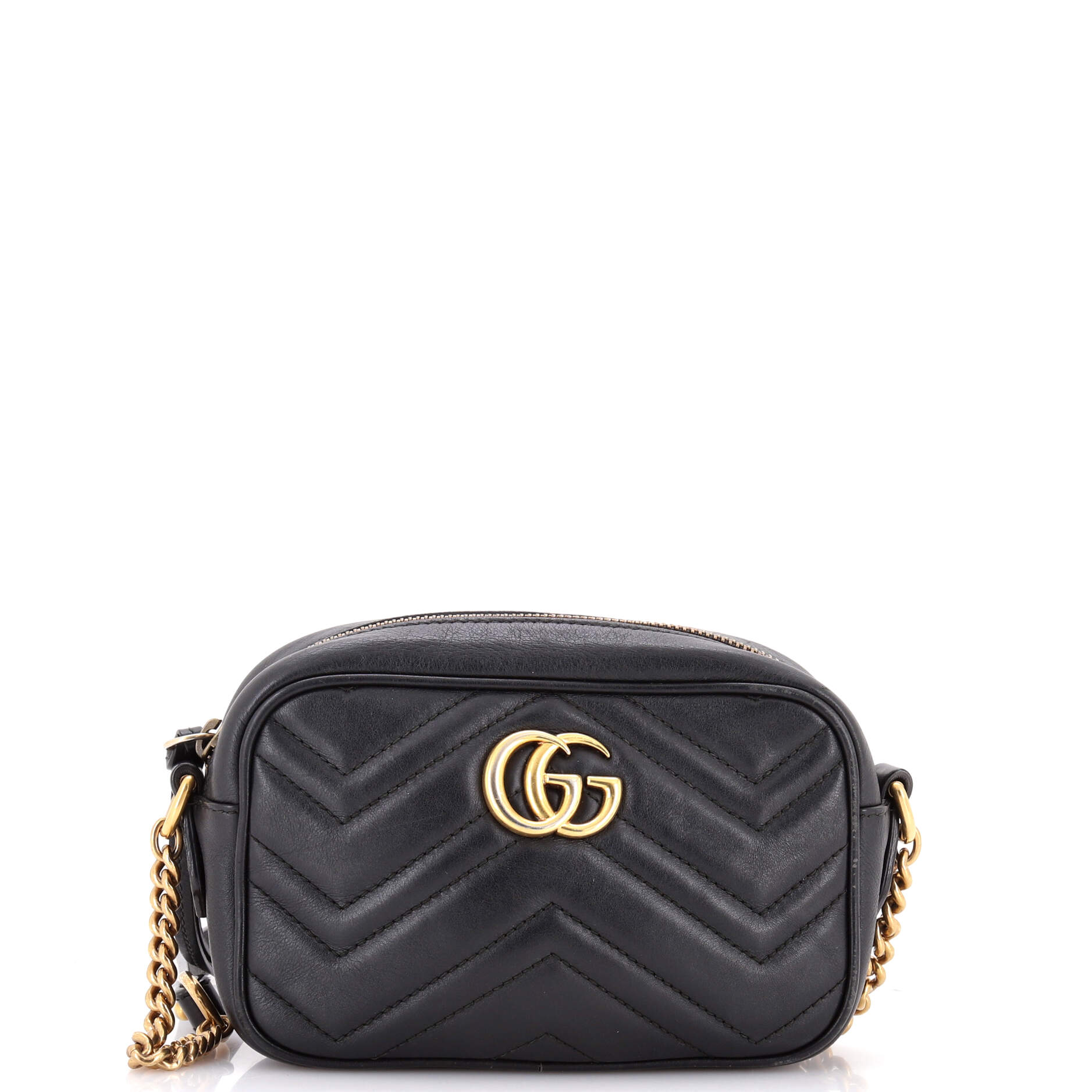Gucci GG Marmont Shoulder Bag Matelasse Leather Mini