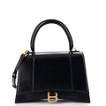 Hourglass Top Handle Bag Leather Medium