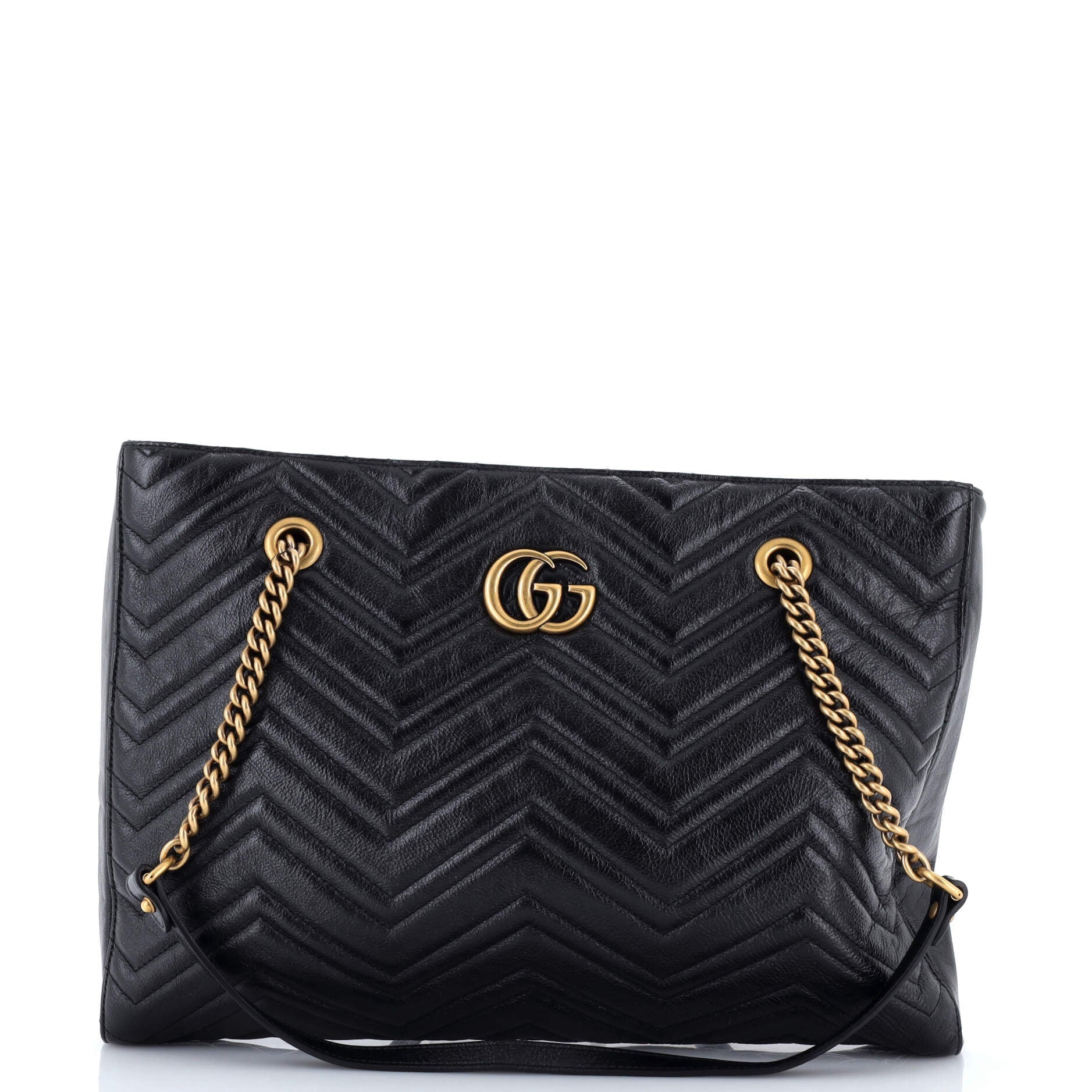 Gucci GG Marmont Zip Tote Matelasse Leather Medium