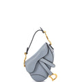 Christian Dior Saddle Handbag Leather Micro