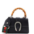 Gucci Dionysus Bamboo Top Handle Bag Leather Mini