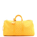 Keepall Bandouliere Bag Monogram Denim 50