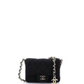 Chanel Classic Flap Chain Belt Bag Quilted Jersey Mini