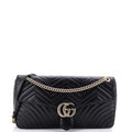 Gucci GG Marmont Flap Bag Matelasse Leather Maxi