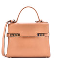 Delvaux Tempete Top Handle Bag Leather MM