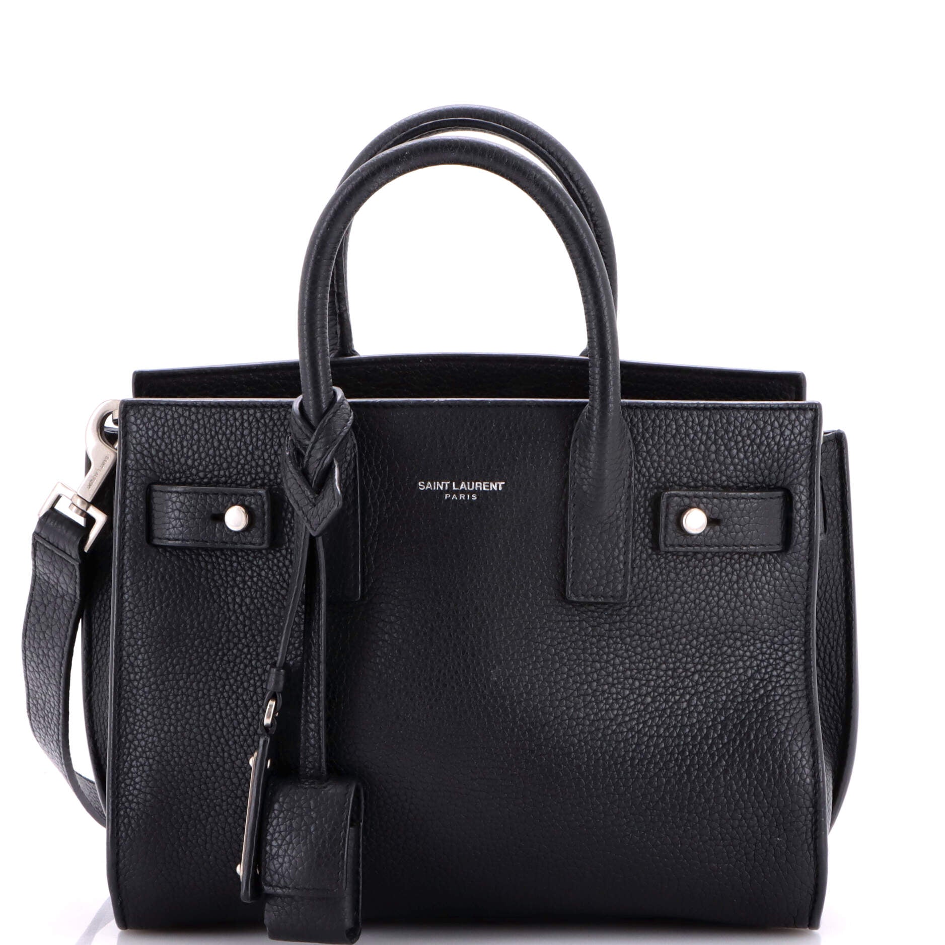 Saint Laurent Sac de Jour Bag Leather Nano