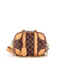 Louis Vuitton Valisette Souple Handbag Damier with Leather BB