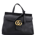 Gucci GG Marmont Top Handle Bag Leather Medium