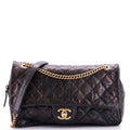 Chanel Shiva Flap Bag Quilted Caviar Large