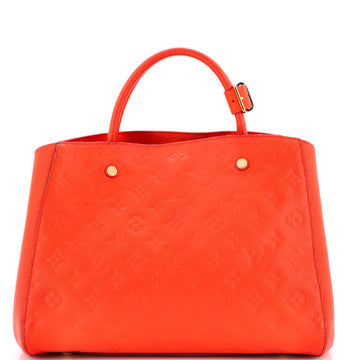 Montaigne Handbag Monogram Empreinte Leather MM