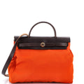 Hermes Herbag Toile and Leather PM