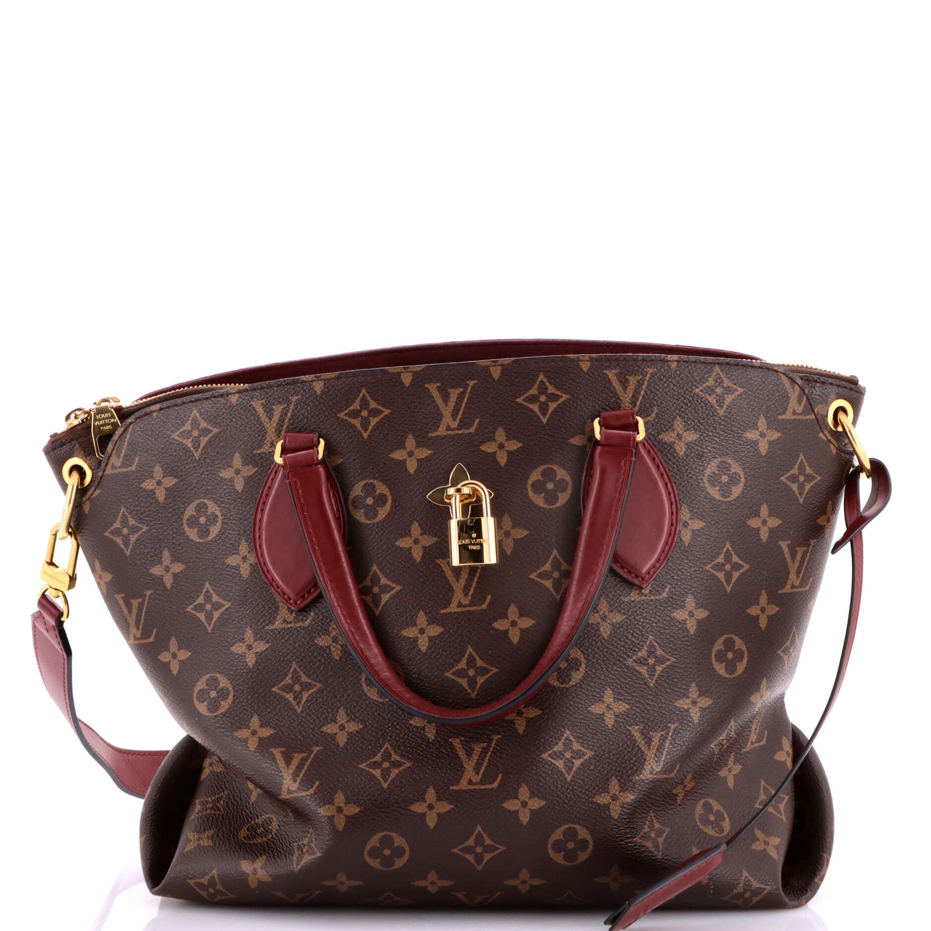 Louis Vuitton Flower Zipped Tote Monogram Canvas MM