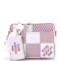 Trio Messenger Bag Limited Edition Damier Spray Leather